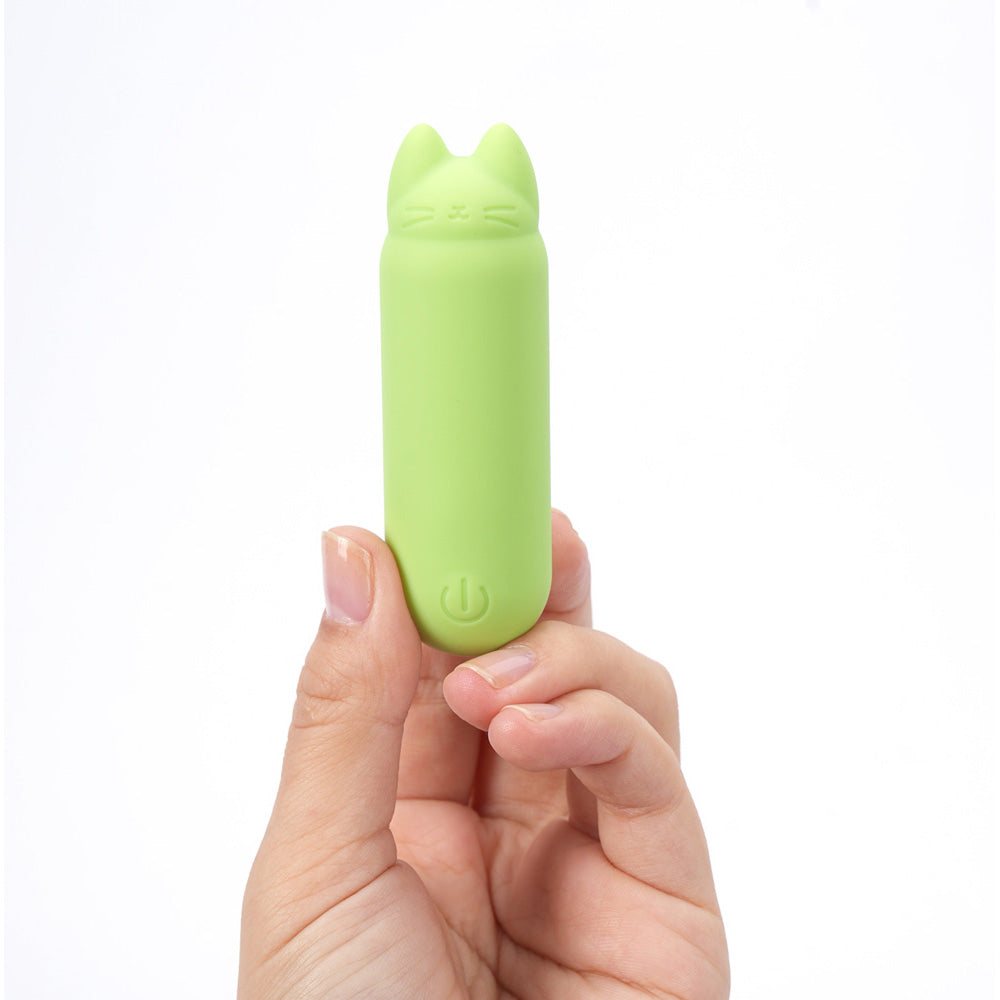 Maia ALLIE - Green 7.6 cm USB Rechargeable Vibrating Bullet Maia Toys