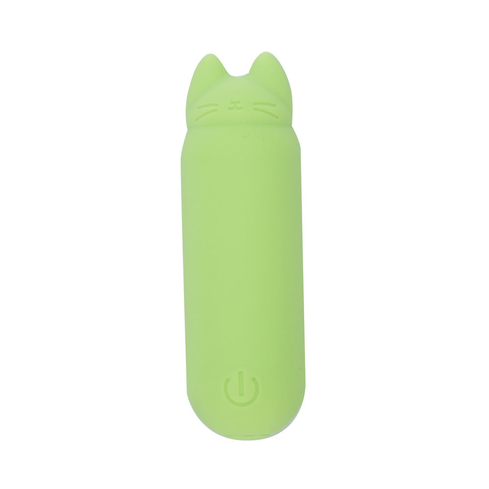 Maia ALLIE - Green 7.6 cm USB Rechargeable Vibrating Bullet Maia Toys