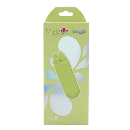 Maia ALLIE - Green 7.6 cm USB Rechargeable Vibrating Bullet Maia Toys
