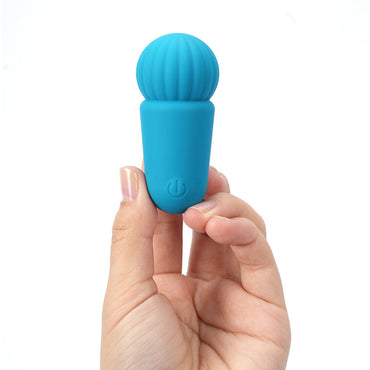 Maia INDI - Blue 7.6 cm USB Rechargeable Mini Vibrating Wand Maia Toys