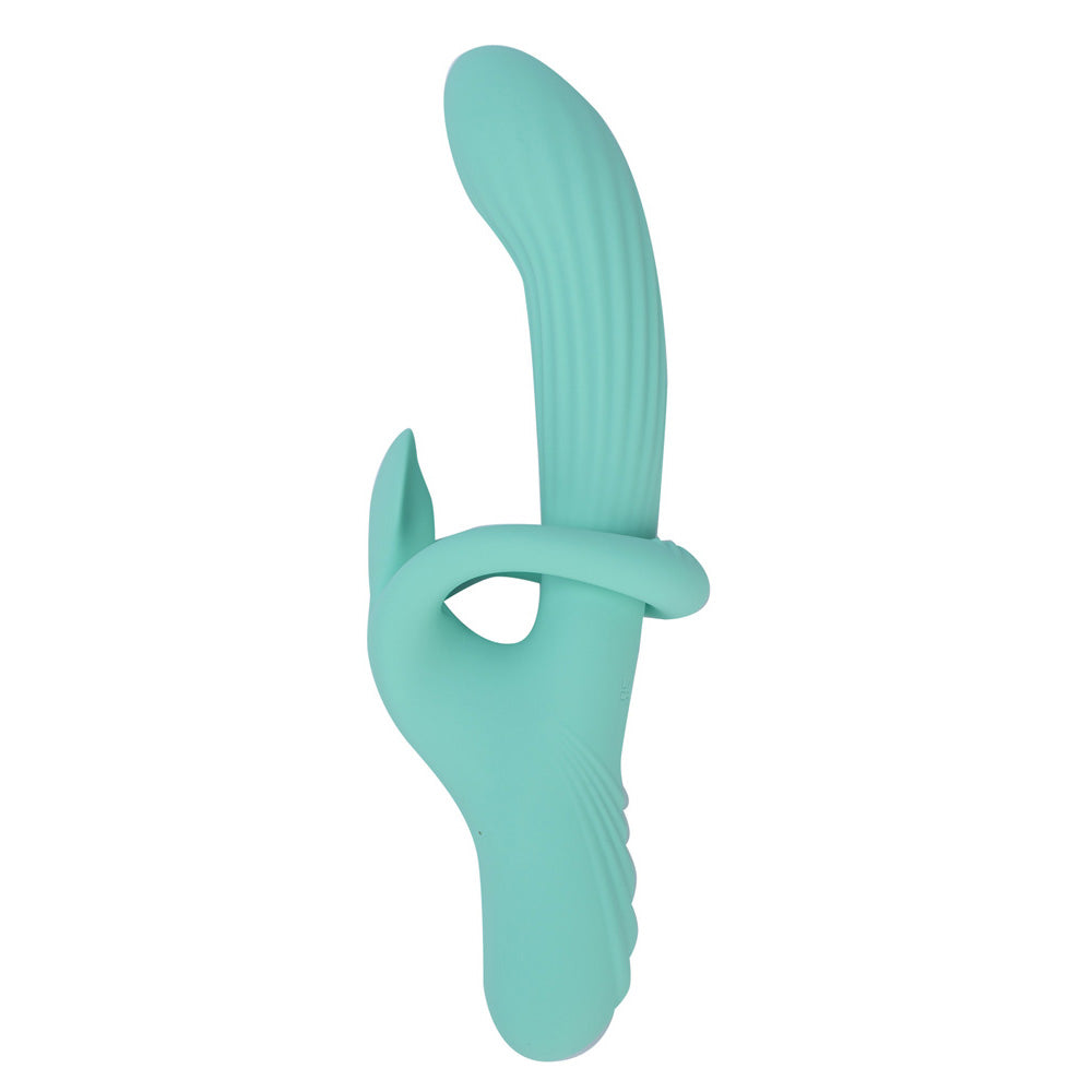 Maia TENLEY - Mint Green 24.1 cm USB Rechargeable Gyrating Rabbit Vibrator Maia Toys