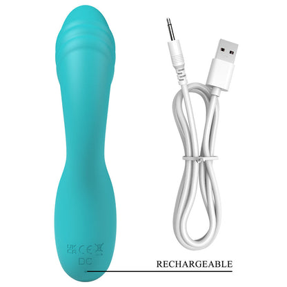 Party Up DALIDA - Teal - Teal 16.2 cm USB Rechargeable Rabbit Vibrator Party Up