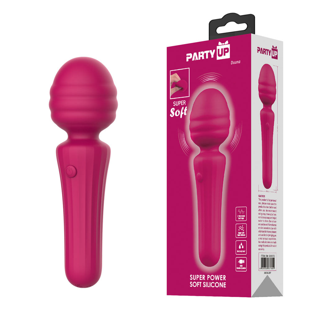 Party Up DUUNA - Pink - Pink 16.9 cm USB Rechargeable Massage Wand Party Up