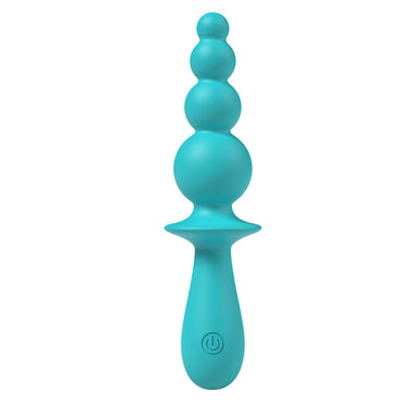 Party Up EVAJANE - Teal - Teal 17.1 cm USB Rechargeable Beaded Vibrator Party Up