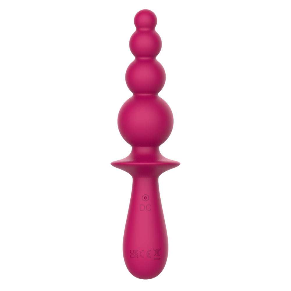 Party Up EVAJANE - Pink - Pink 17.1 cm USB Rechargeable Beaded Vibrator Party Up