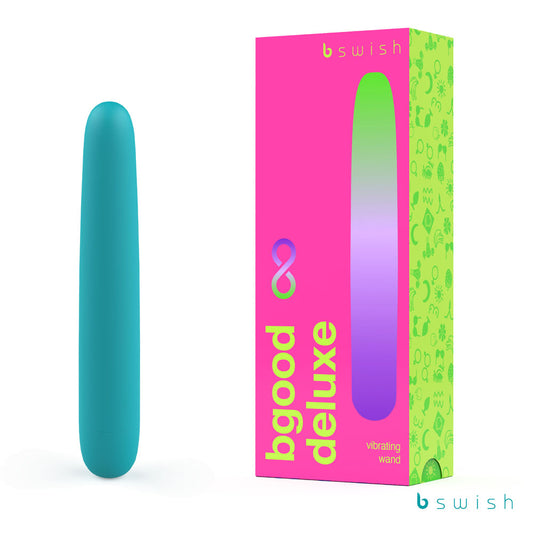 Bgood Infinite Deluxe - Sea Foam - Sea Foam Teal 18 cm USB Rechargeable Vibrator Teal / 50 - Club X