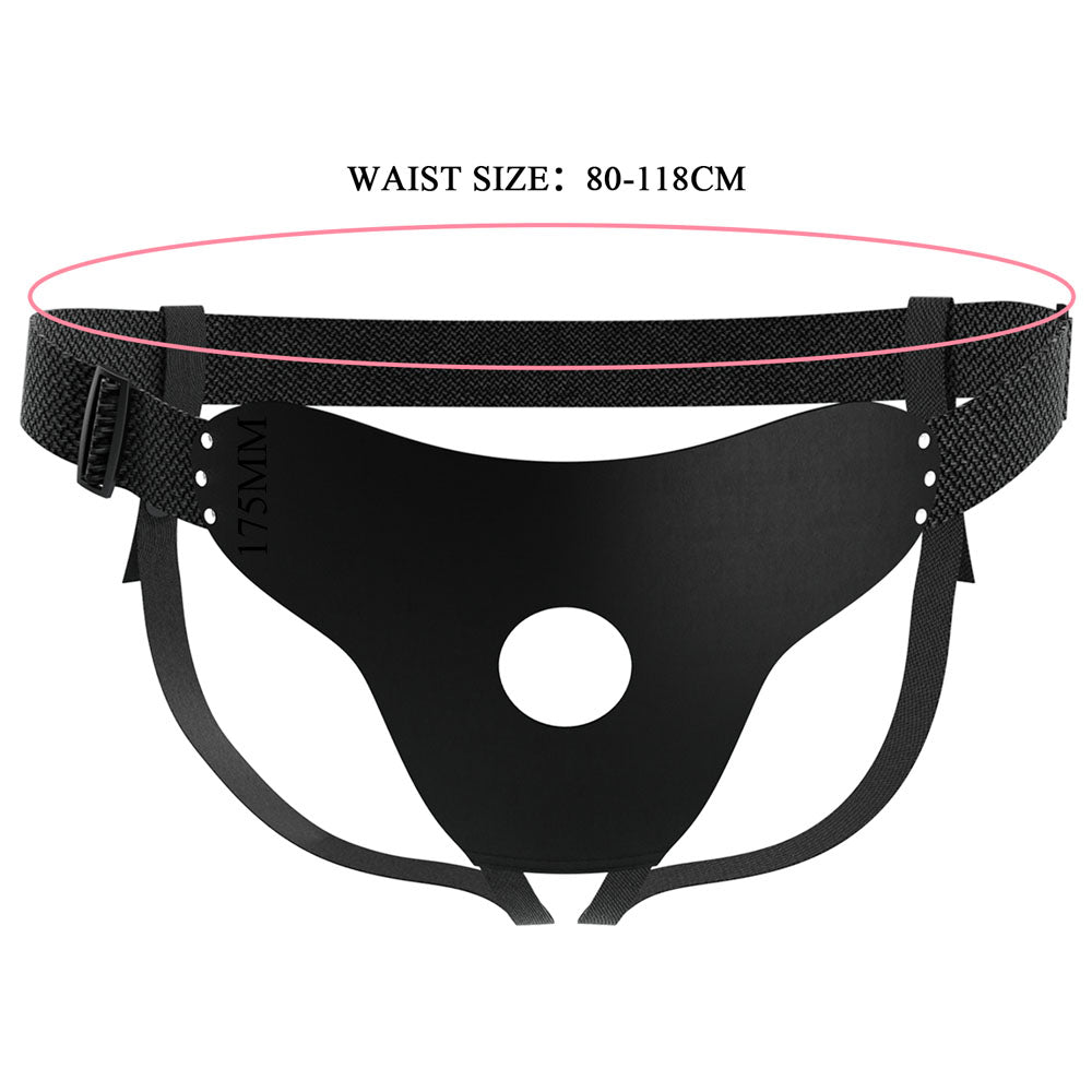 Party Up NICK Strap-On Harness - Black Adjustable Strap-On Harness (No Probe Included) Party Up