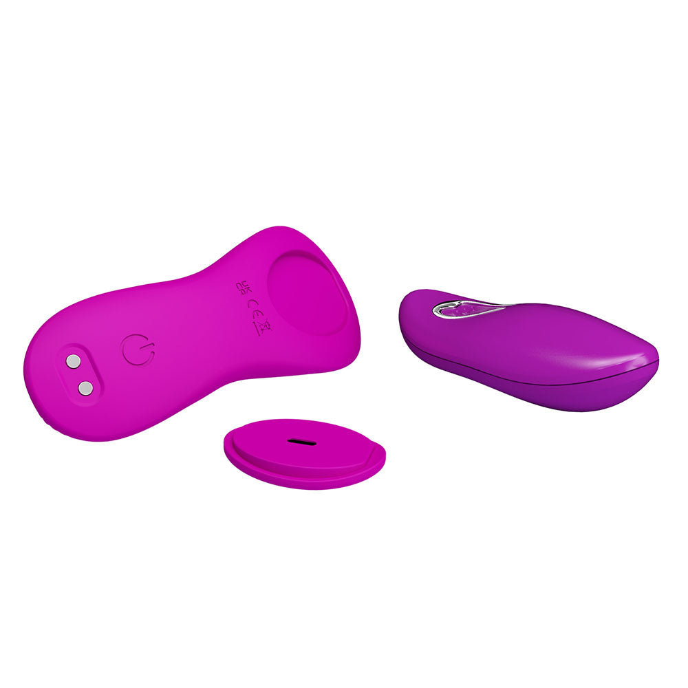 Party Up MICHAEL Panty Vibe - Pink - Pink USB Rechargeable Panty Vibrator with Wireless Remote Control Party Up