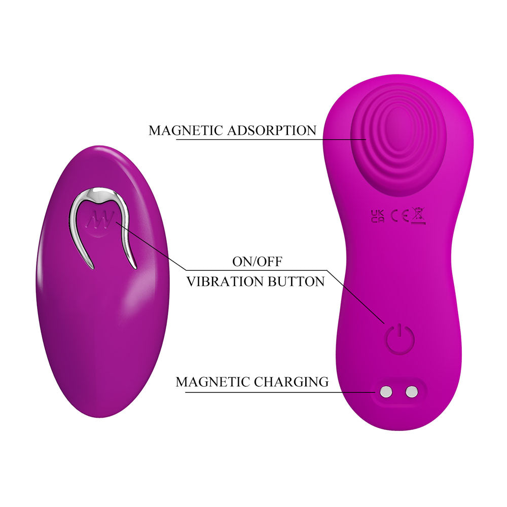 Party Up MICHAEL Panty Vibe - Pink - Pink USB Rechargeable Panty Vibrator with Wireless Remote Control Party Up
