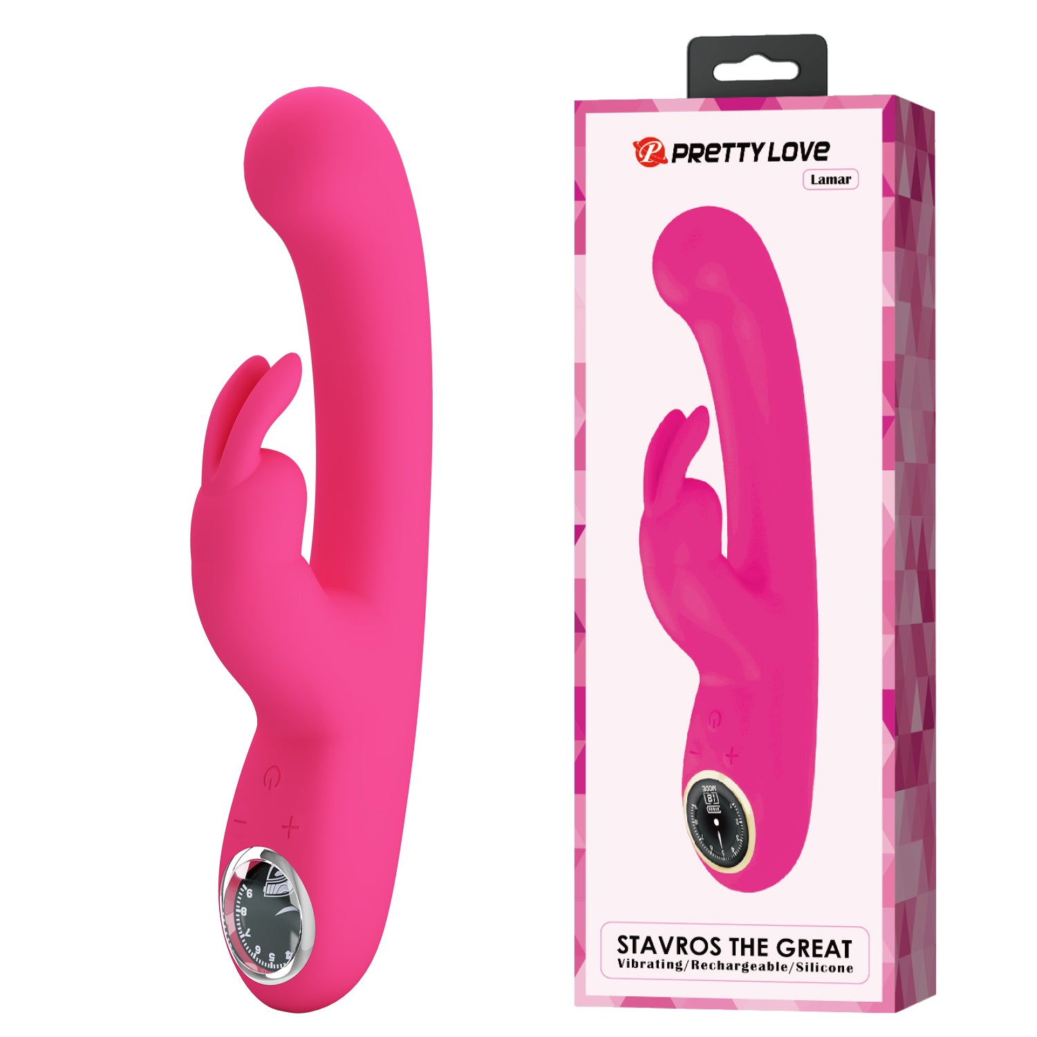 Pretty Love Lamar Rabbit Vibrator - Club X