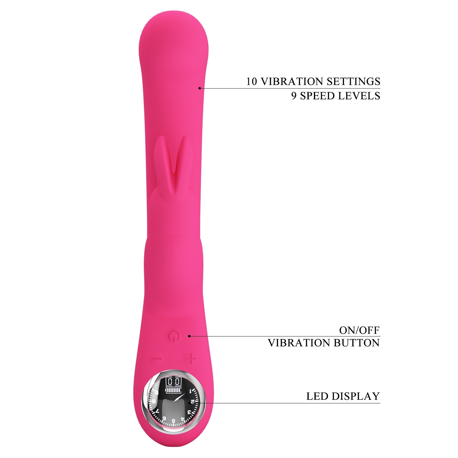 Pretty Love Lamar Rabbit Vibrator - Club X