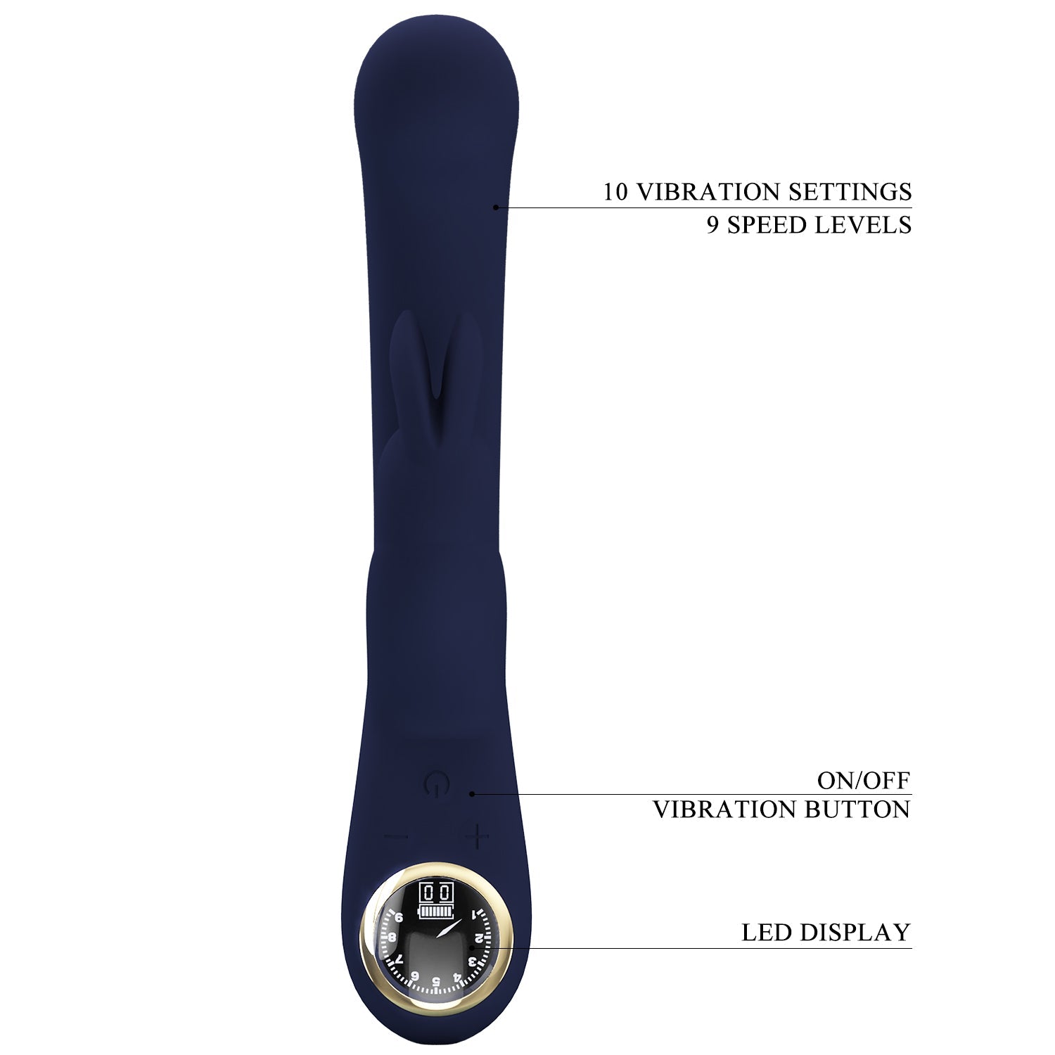 Pretty Love Lamar Rabbit Vibrator - Club X