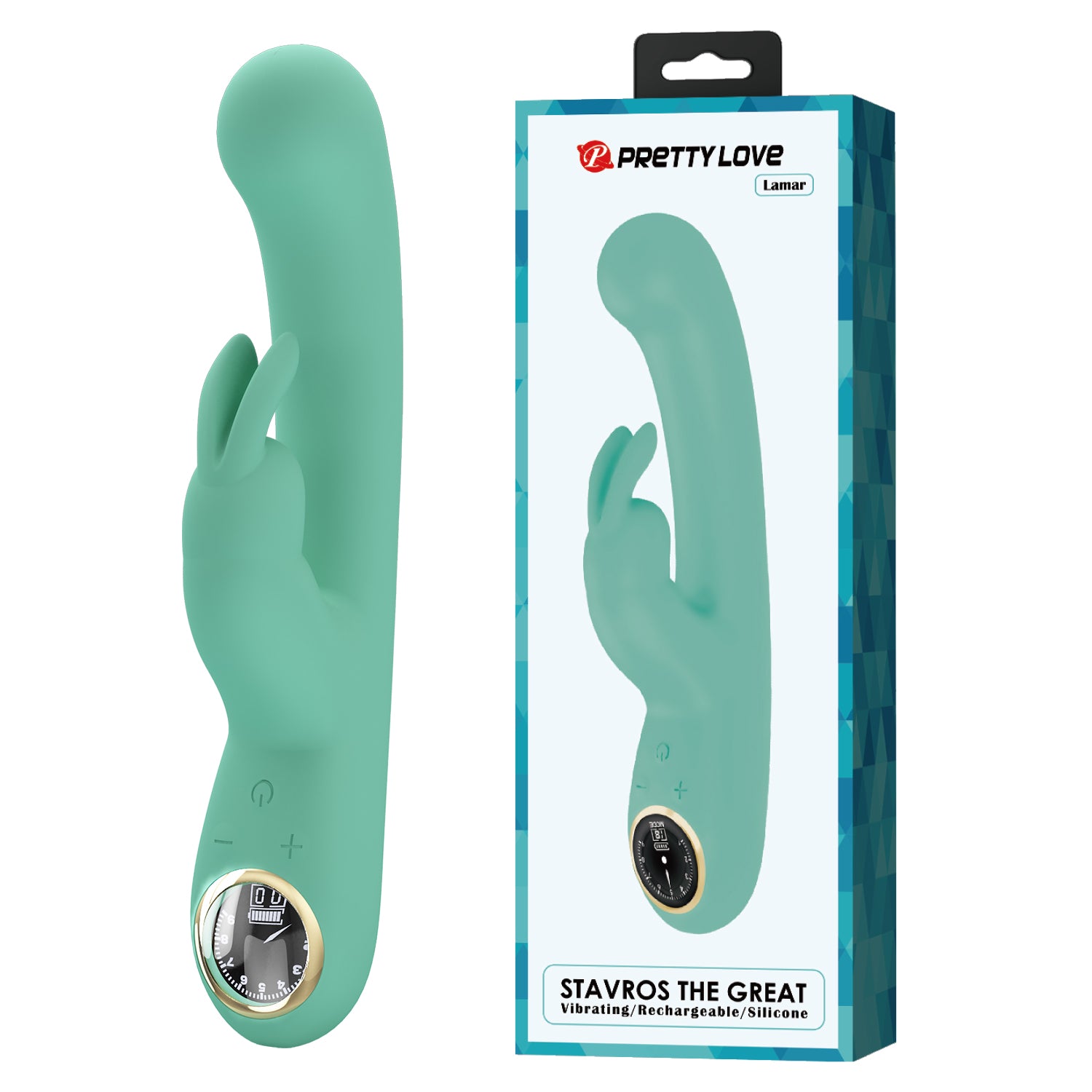Pretty Love Lamar Rabbit Vibrator - Club X