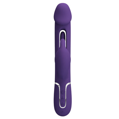 Party Up DAVID Swinging Vibe - Purple - Purple 23.2 cm USB Rechargeable Rabbit Vibrator with Flicking Arm Party Up