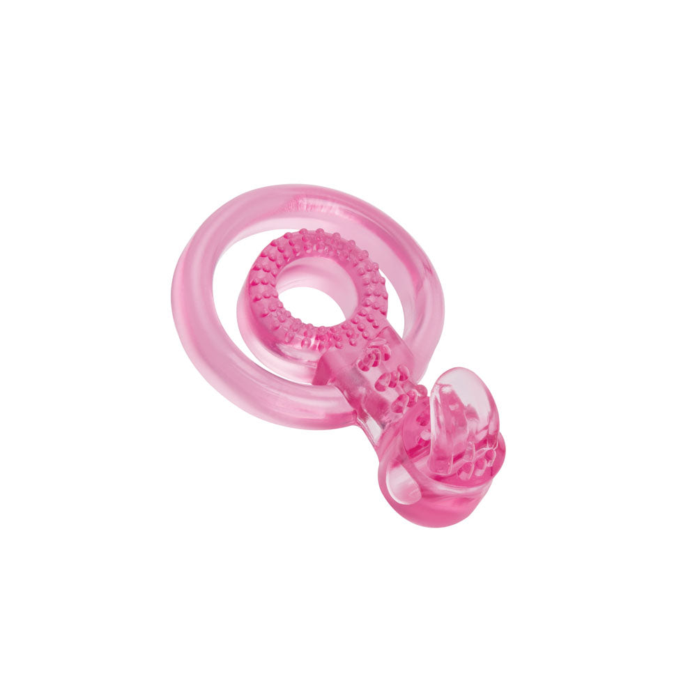 Bodywand Rechargeable Duo Ring with Clit Tickler - Club X