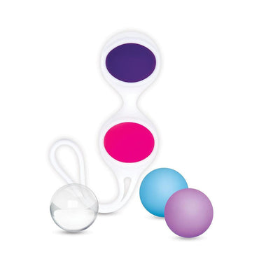 Bodywand Squeeze Mix & Match Kegel Set - Coloured Weighted Kegel Balls Set Bodywand