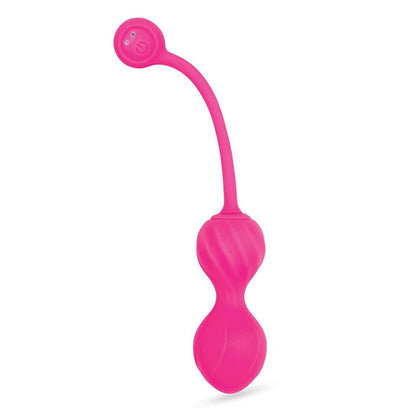 Bodywand Squeeze Remote-Control Pelvic Floor Trainer - Pink USB Rechargeable Weighted Kegel Balls with Remote Bodywand