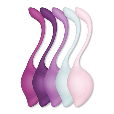 Bodywand Squeeze 5pc Teardrop Kegel Set - Weighted Kegel Set - 5 Piece Kit Bodywand