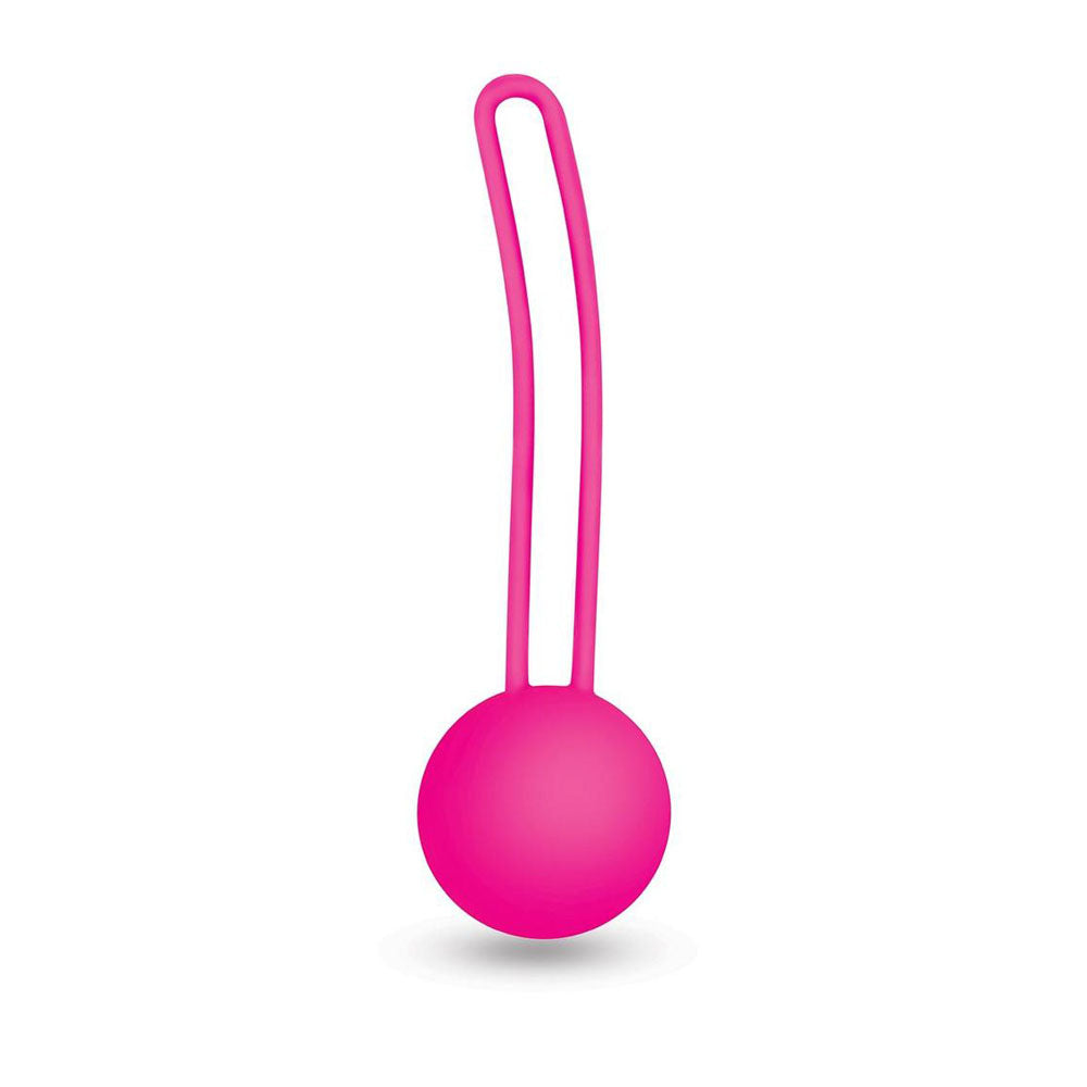 Bodywand Squeeze Single Ball Kegel Toner - Pink Kegel Ball - 37 grams Bodywand