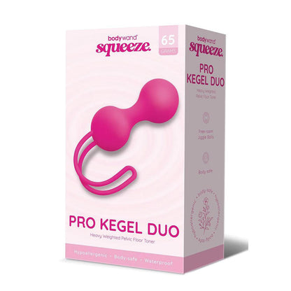 Bodywand Squeeze Pro Kegel Duo - Pink Kegel Balls - 65 grams Bodywand