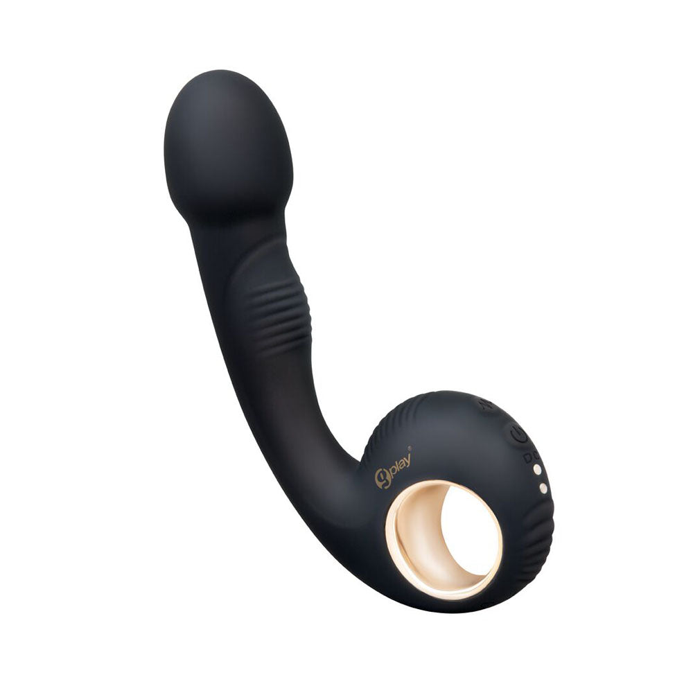 Bodywand G-Play Vibrating Squirt Trainer - Black 17 cm USB Rechargeable Vibrator Bodywand