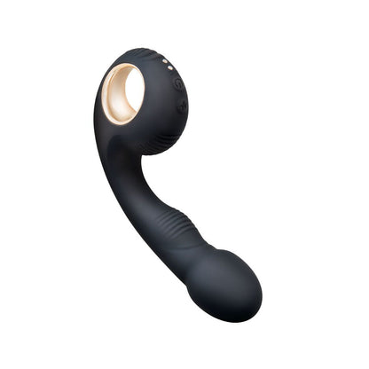 Bodywand G-Play Vibrating Squirt Trainer - Black 17 cm USB Rechargeable Vibrator Bodywand
