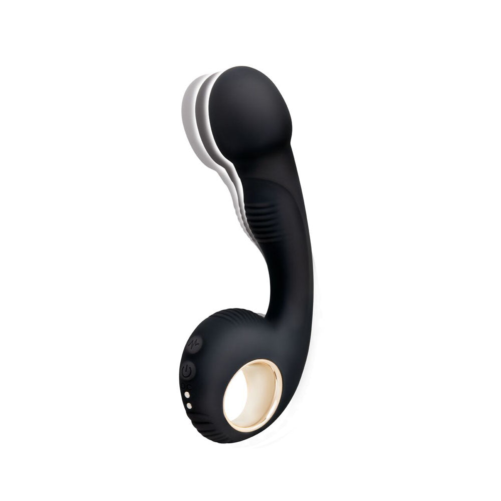 Bodywand G-Play Vibrating Squirt Trainer - Black 17 cm USB Rechargeable Vibrator Bodywand