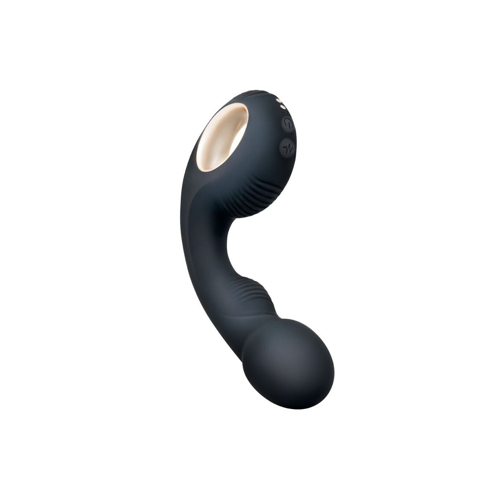 Bodywand G-Play Vibrating Squirt Trainer - Black 17 cm USB Rechargeable Vibrator Bodywand