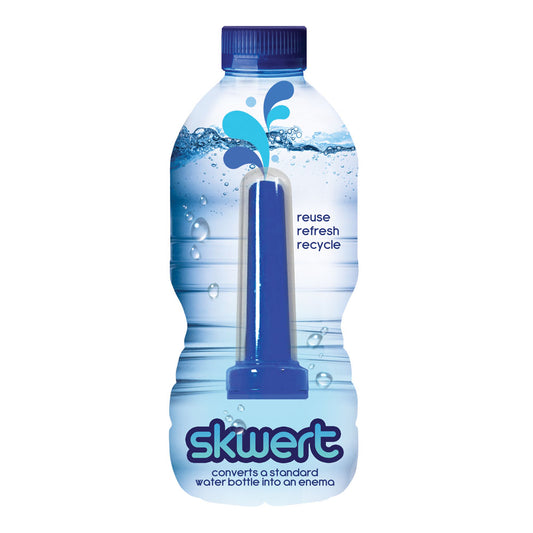 Boneyard Skwert 1 Piece Douche Nozzle - Blue Douche Nozzle for Water Bottles Blue - Club X