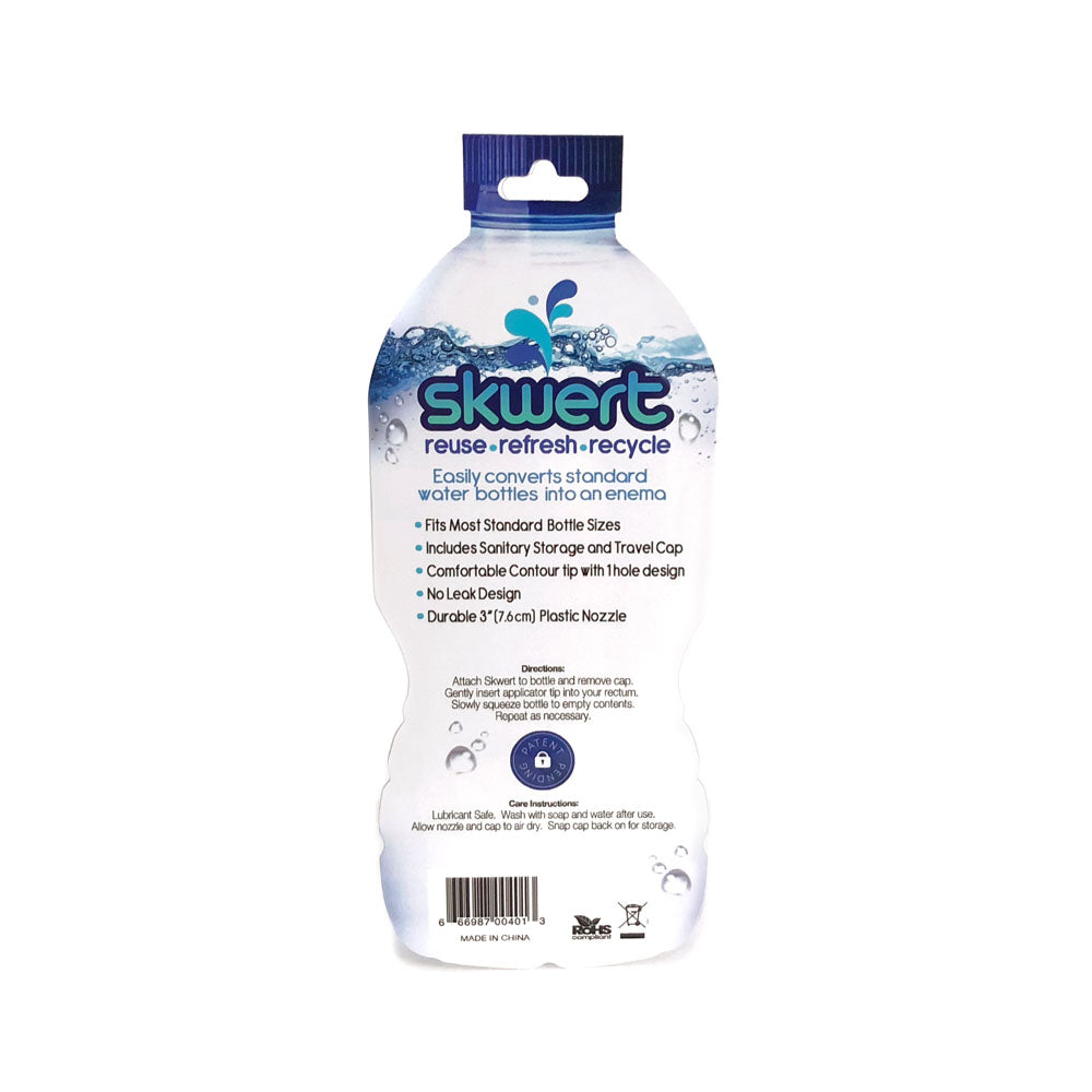 Boneyard Skwert 1 Piece Douche Nozzle - Blue Douche Nozzle for Water Bottles C1 Releasing
