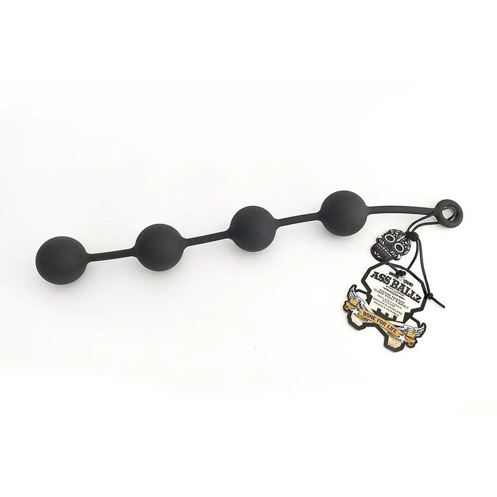 Boneyard Ass Ballz XL - Black 52 cm XL Anal Balls C1 Releasing