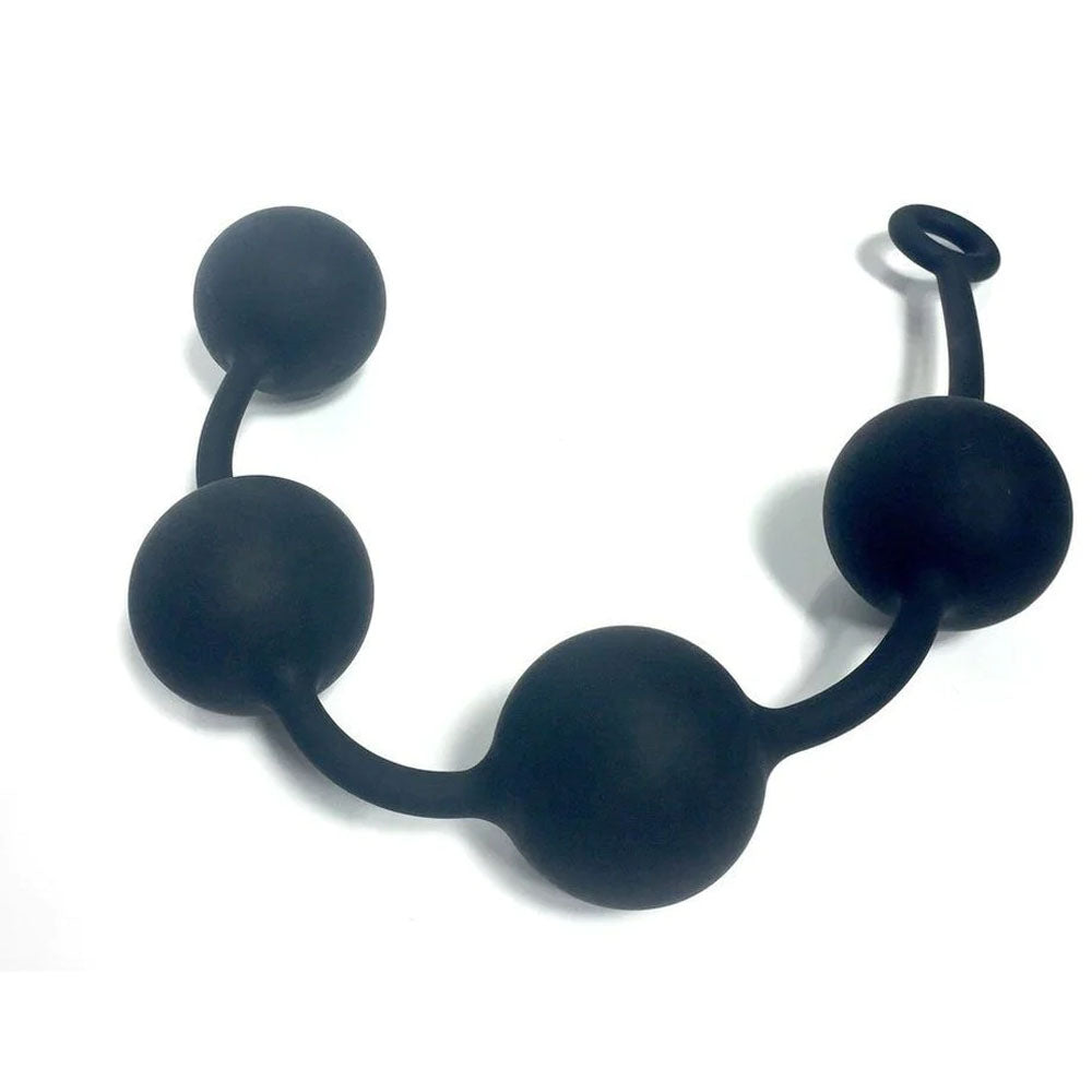 Boneyard Ass Ballz XL - Black 52 cm XL Anal Balls C1 Releasing