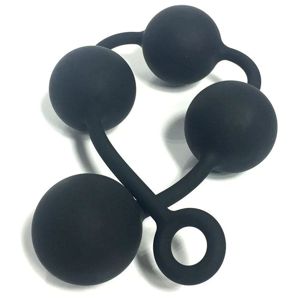 Boneyard Ass Ballz XL - Black 52 cm XL Anal Balls C1 Releasing