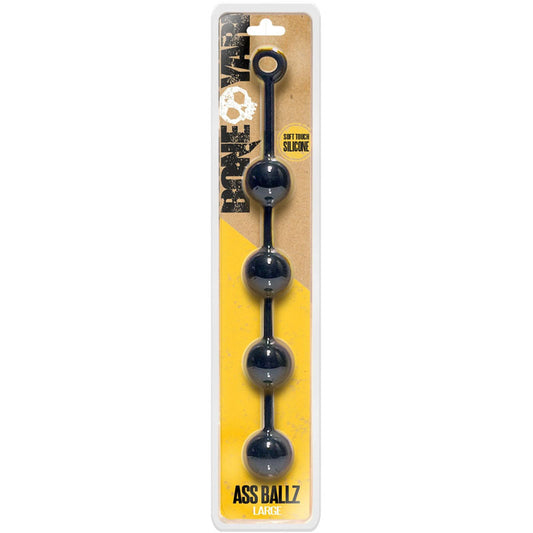 Boneyard Ass Ballz L - Black 46 cm Large Anal Beads Black - Club X
