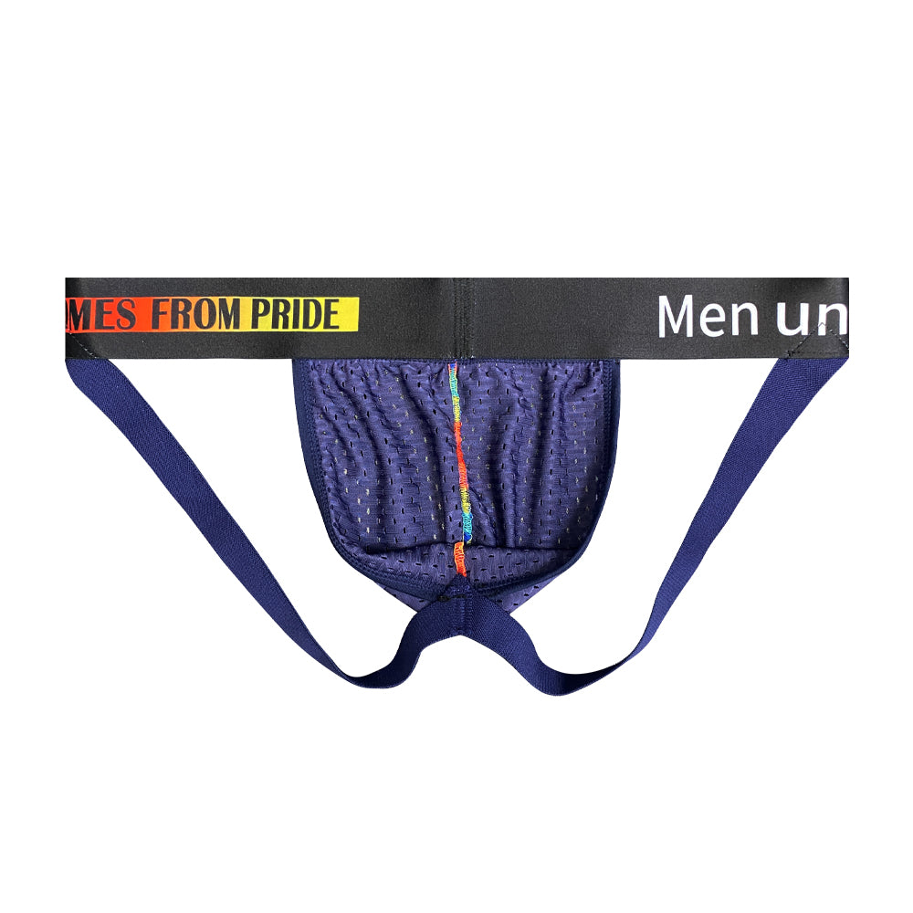 CLUB JOX PUMP PRIDE MP294 BLUE JOCKSTRAP - Club X