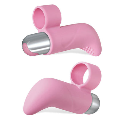 Adam & Eve Silicone Rechargeable Finger Vibe - Pink USB Rechargeable Finger Stimulator Adam & Eve