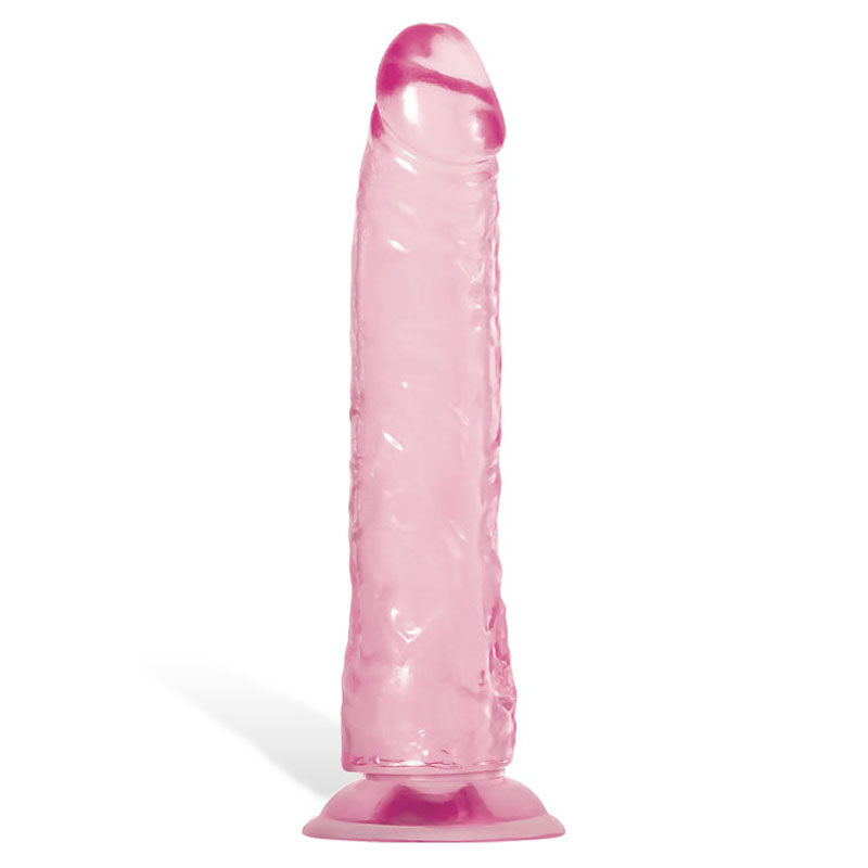 Adam & Eve Pink Jelly Realistic Dildo - Pink 21 cm (8'') Dong Adam & Eve