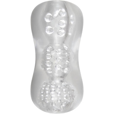 Adam & Eve Triple Chamber Ball Drainer - Clear Masturbator Sleeve Adam & Eve