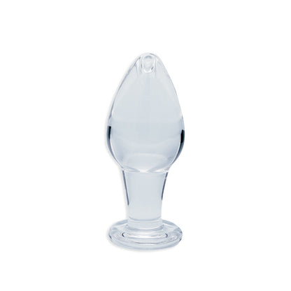 Clarity - Utopian Bud - Clear 8.9 cm Glass Butt Plug Creative Conceptions
