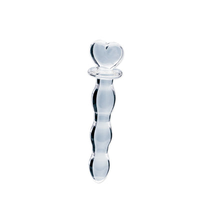 Clarity - Hera's Cascade - Clear 15 cm Glass Dildo Creative Conceptions