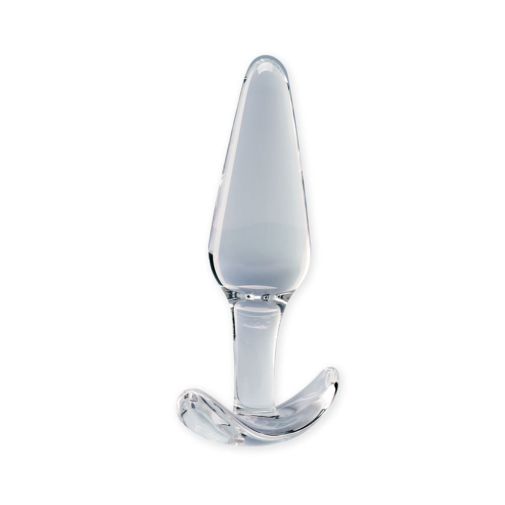 Clarity - Utopian Floret - Clear 11 cm Glass Butt Plug Creative Conceptions
