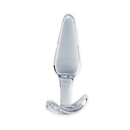 Clarity - Utopian Floret - Clear 11 cm Glass Butt Plug Creative Conceptions
