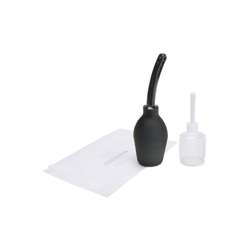 CleanScene 4 Piece Medical Grade Douche Set with Soft Nozzle - 310 ml Capacity with Free Travel Douche Included Xgen Products
