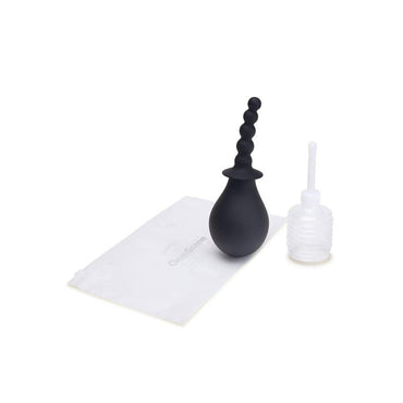 CleanScene 4 Piece Soft Squeeze Beaded Anal Douche Set with Flared Base - 250 ml Capacity with Free Travel Douche Included Xgen Products