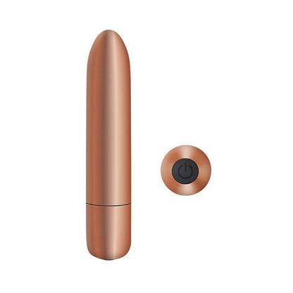 Adam & Eve COPPER CUTIE Rechargeable Bullet - Copper 10 cm USB Rechargeable Bullet Adam & Eve