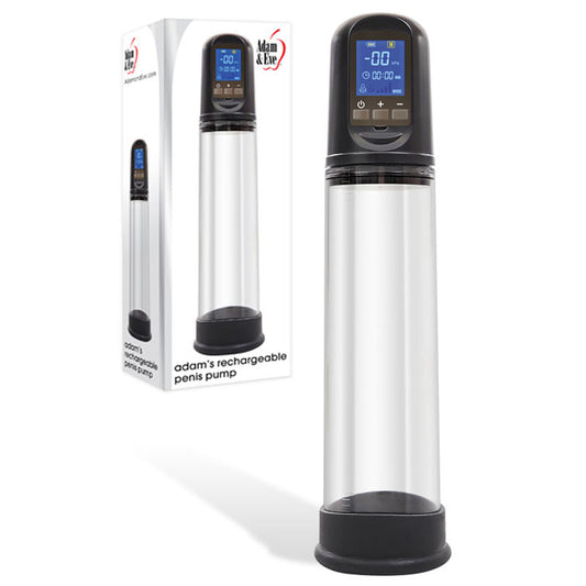 Adam & Eve Rechargeable Penis Pump pressure gauge quick release - ClubX Australia