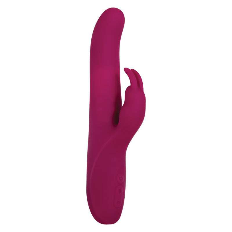 Adam & Eve Eve's Twirling Rabbit Thruster - Purple 24.1 cm USB Rechargeable Thrusting Rabbit Vibrator Adam & Eve