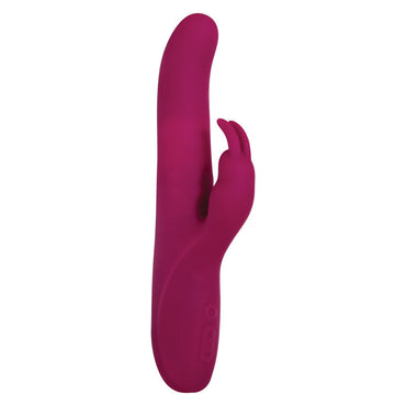 Adam & Eve Eve's Twirling Rabbit Thruster - Purple 24.1 cm USB Rechargeable Thrusting Rabbit Vibrator Adam & Eve