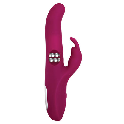 Adam & Eve Eve's Twirling Rabbit Thruster - Purple 24.1 cm USB Rechargeable Thrusting Rabbit Vibrator Adam & Eve