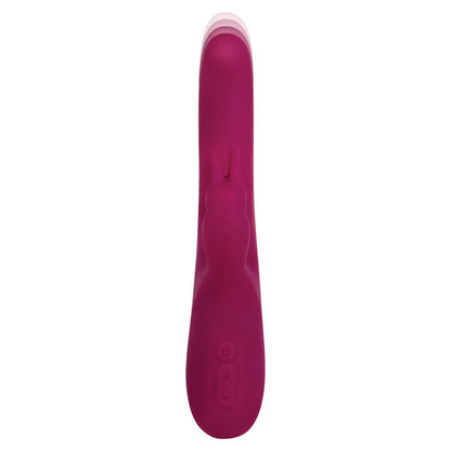 Adam & Eve Eve's Twirling Rabbit Thruster - Purple 24.1 cm USB Rechargeable Thrusting Rabbit Vibrator Adam & Eve